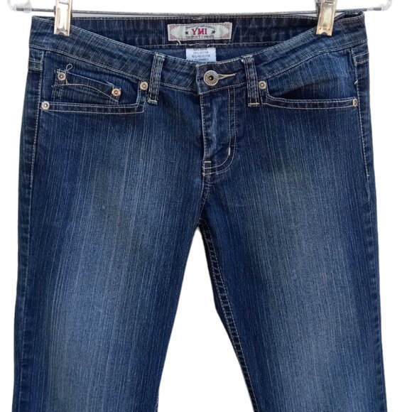 ymi low rise flared skinny jeans sz 5 - Picture 4 of 13